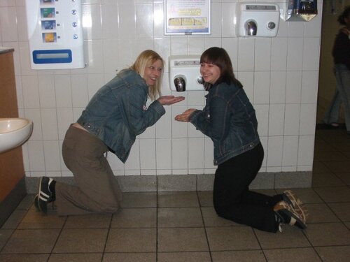 hand dryers....for the smallest man in the world :o)