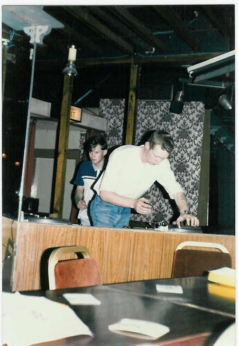 me on the decks at fagins manchester
