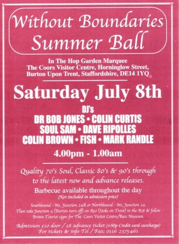 without boundaries summer ball - saturday july 8th