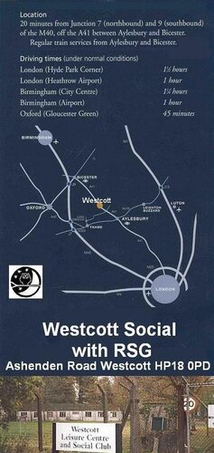 rsg @ westcott social info & directions