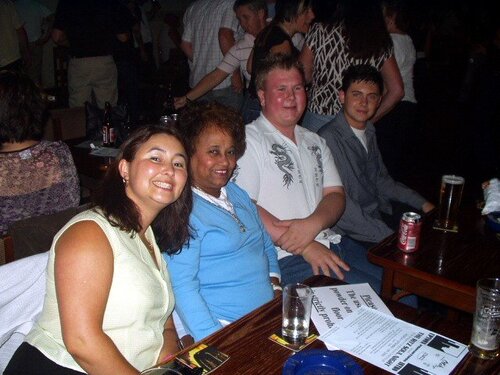beve , mum, nath and ash