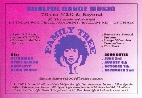 october 7th - family tree soulful dance night