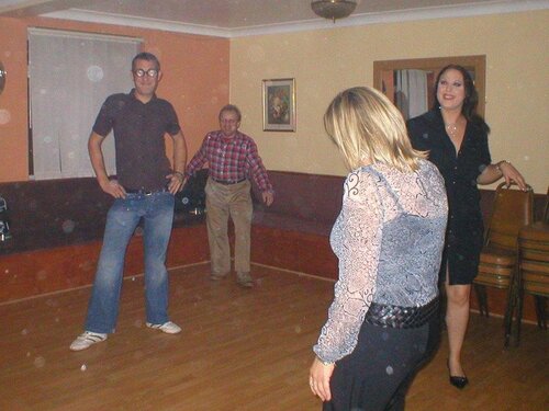 goggles on the dance floor