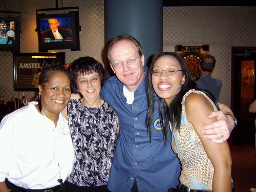 me and maxx, lorraine, and john carrier (on the scene)