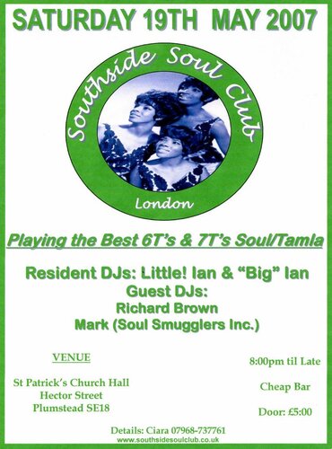19th may southside soul club london se18