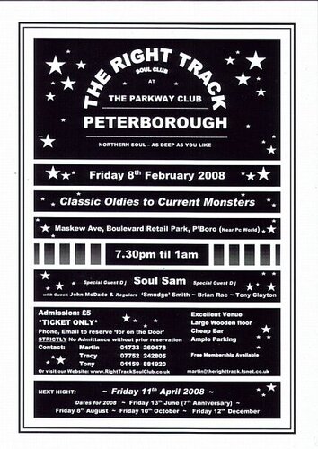 right track @ the parkway club - peterborough