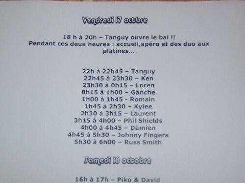 line up