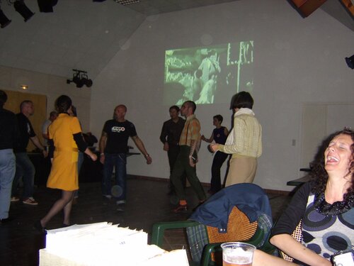 dancefloor & ganche laughing!