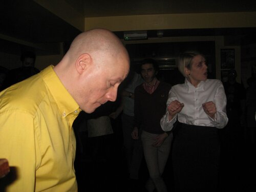 birthday babe alan h, and claire. mousetrap. jan09