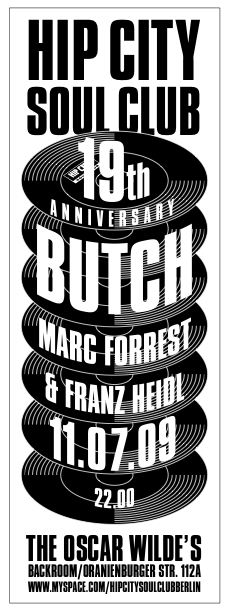 HIP CITY SOUL CLUB 19TH ANNIVERSARY 11.07.09