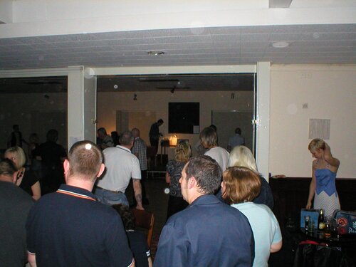 looking towards the dj's