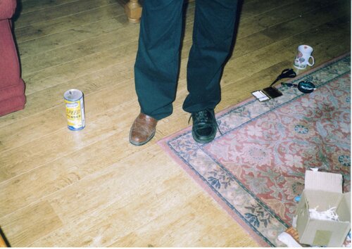 mark, strange looking feet