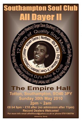 southampton soul club - all dayer ii - 30th may 2010