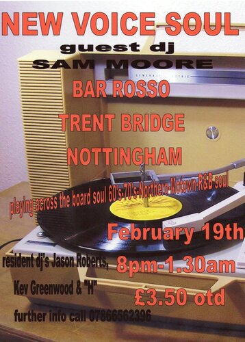 new voice soul nott'm*19th february