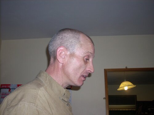 dean at his house after the niter