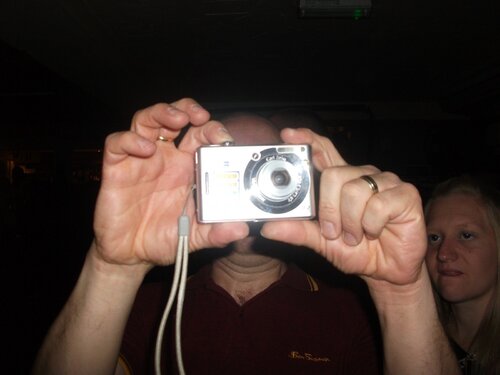 me taking photo of rob taking photo