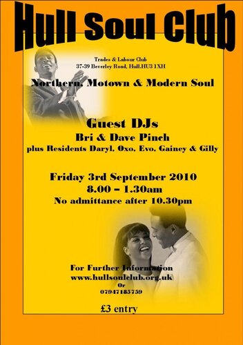 hull soul club 3rd september