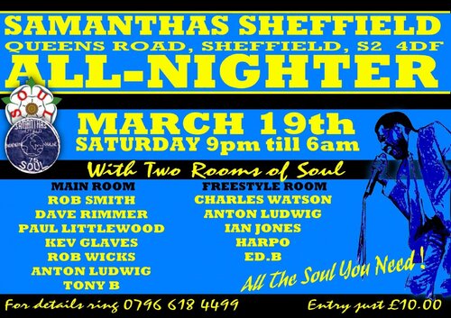 samanthas sheffield 19th march 2011