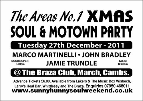 soul & motown at the braza club's xmas bash