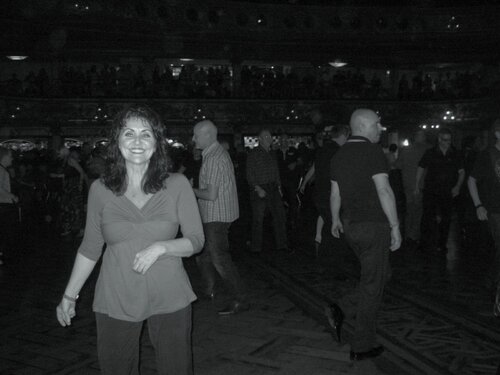 having a dance