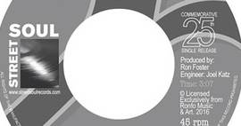 Streetsoul Records 25th release Commemorative Vinyl 45   image