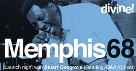 cover Memphis 68 Book Launch Night Glasgow October 2017