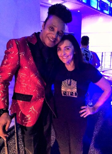 With Bobby Brooks Wilson