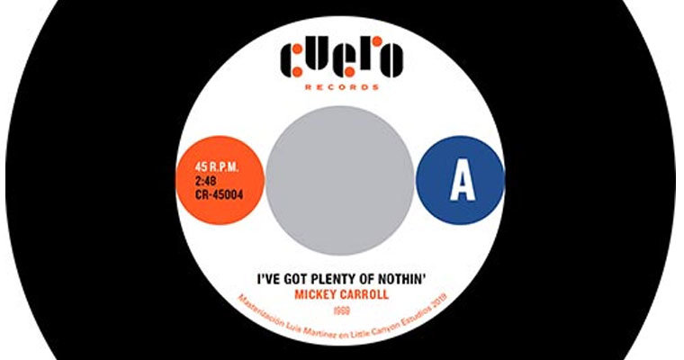 Unissued Acetate from 1969 new release in Cuero Records