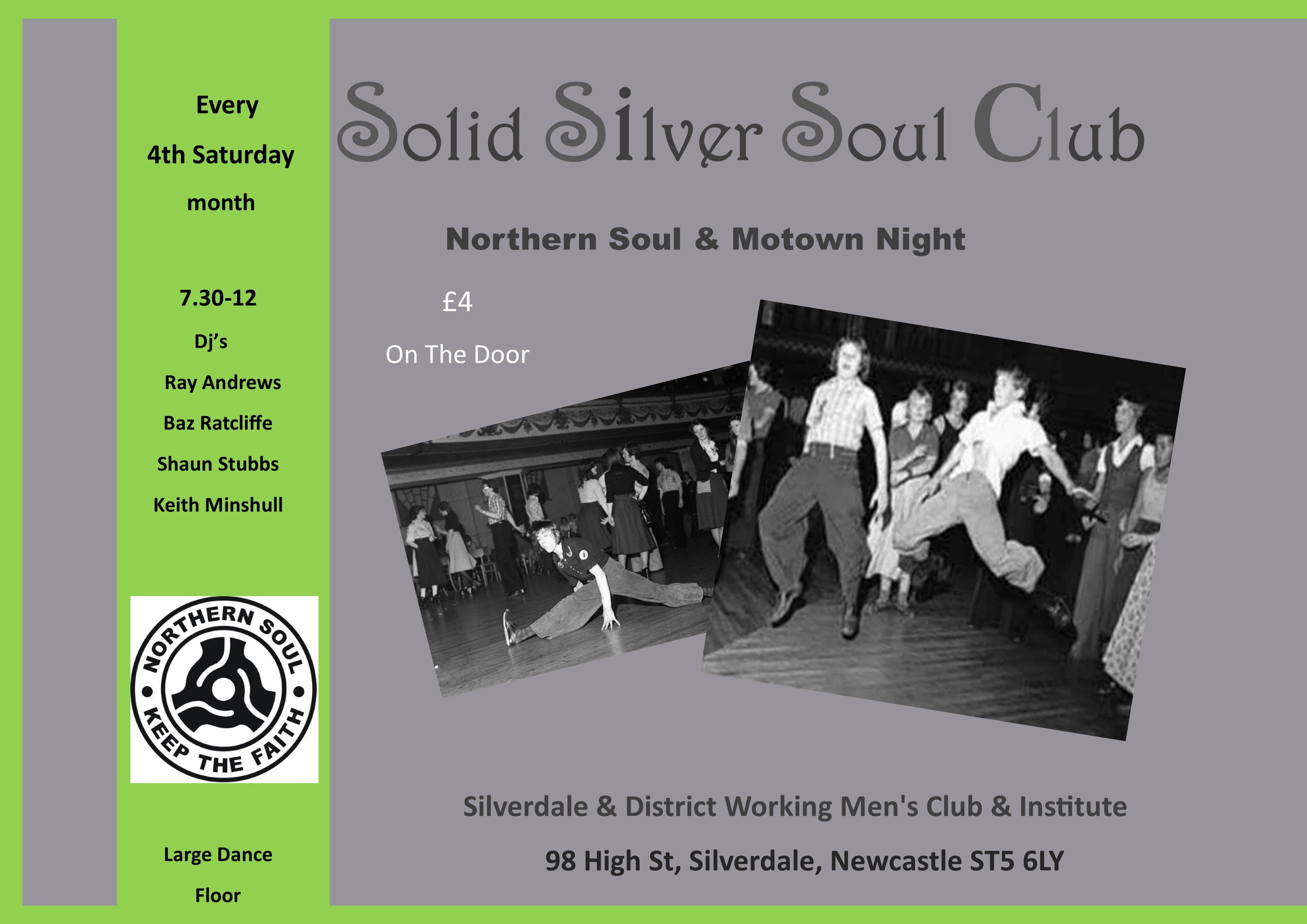 Solid Silver Soul Club Newcastle Staffs