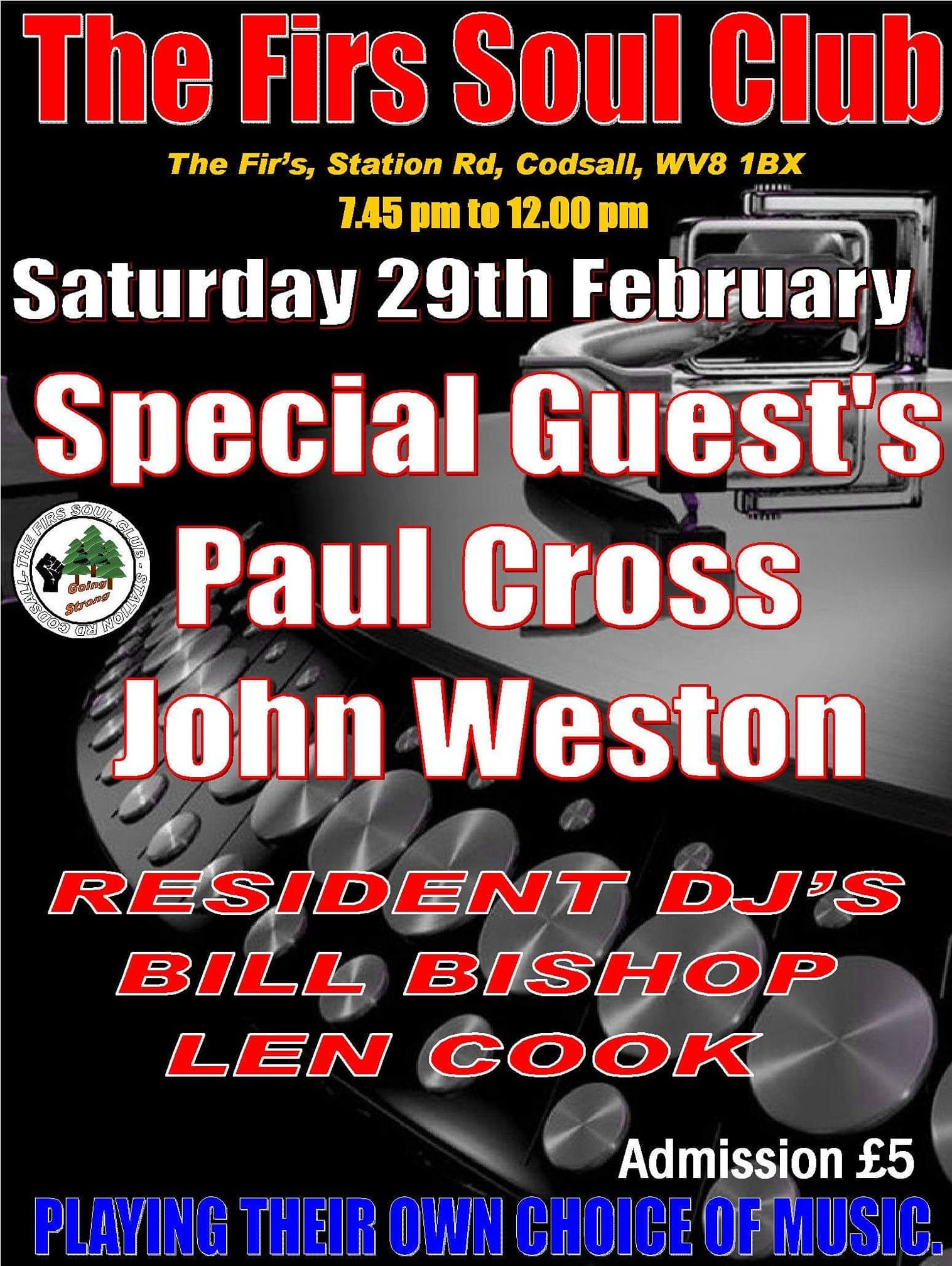 The Firs Soul Club  Codsall