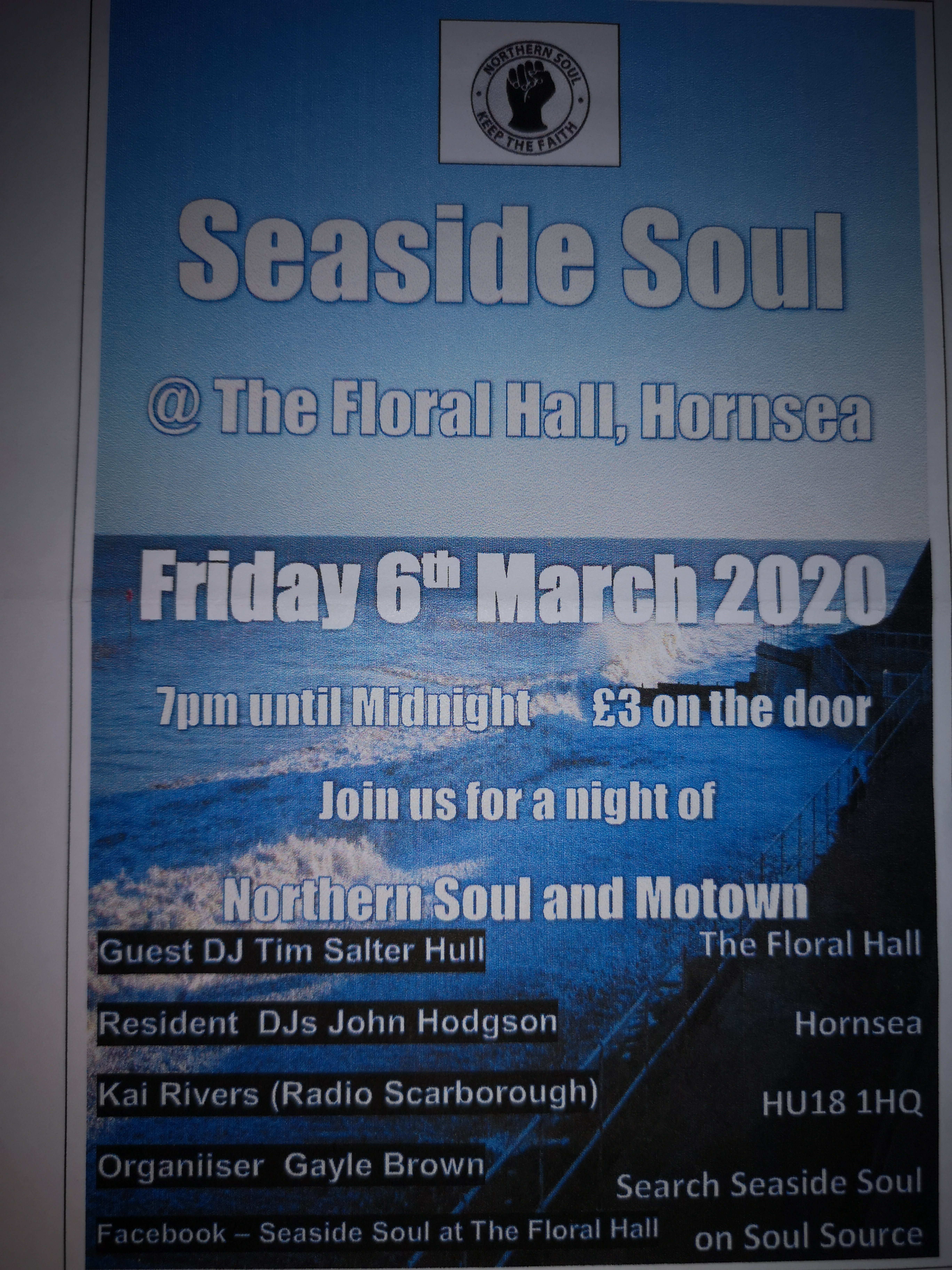 Seaside Soul At Floral Hall Hornsea