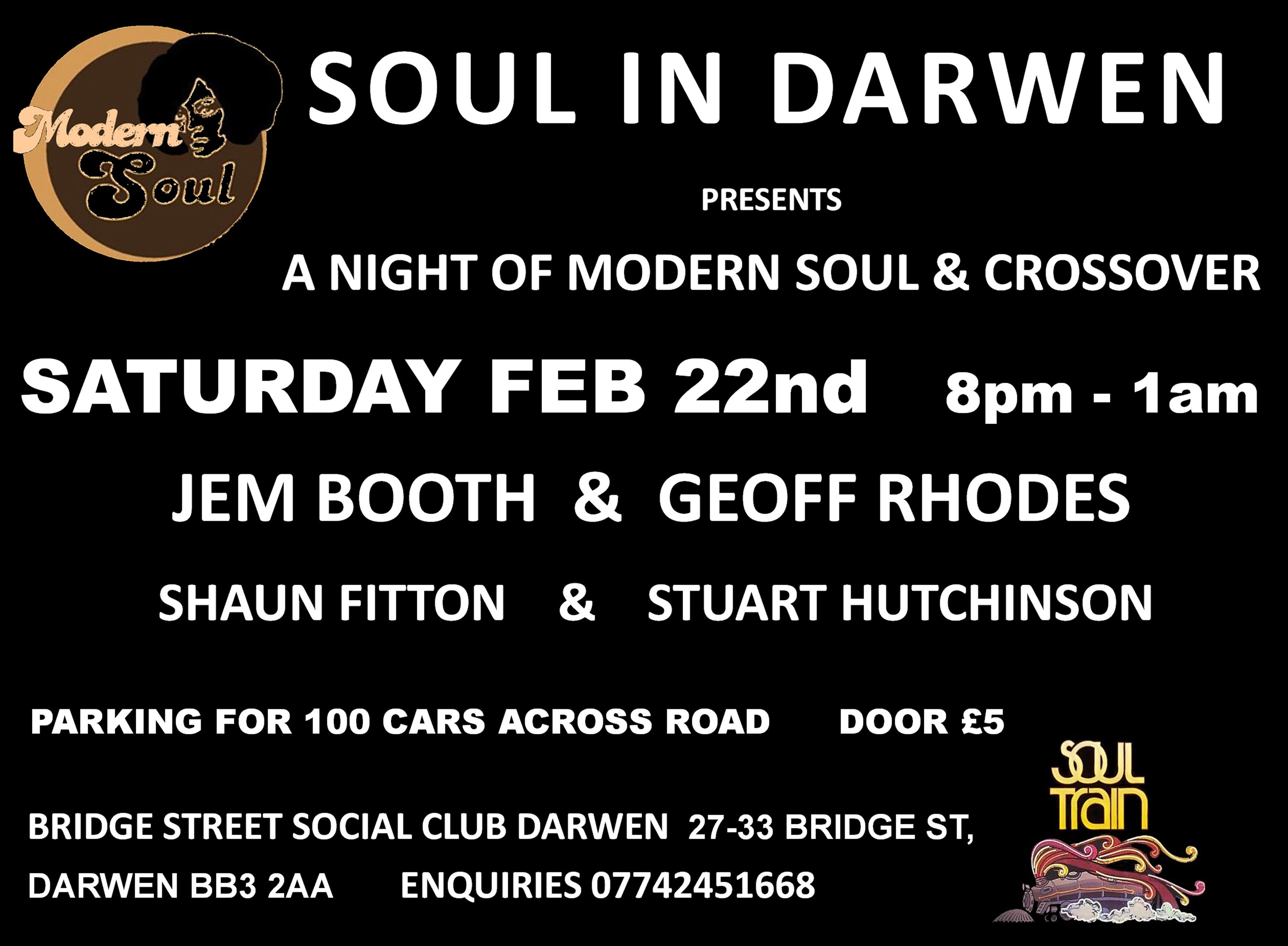 Modern And Crossover Night With Jem Booth  Geoff Rhodes