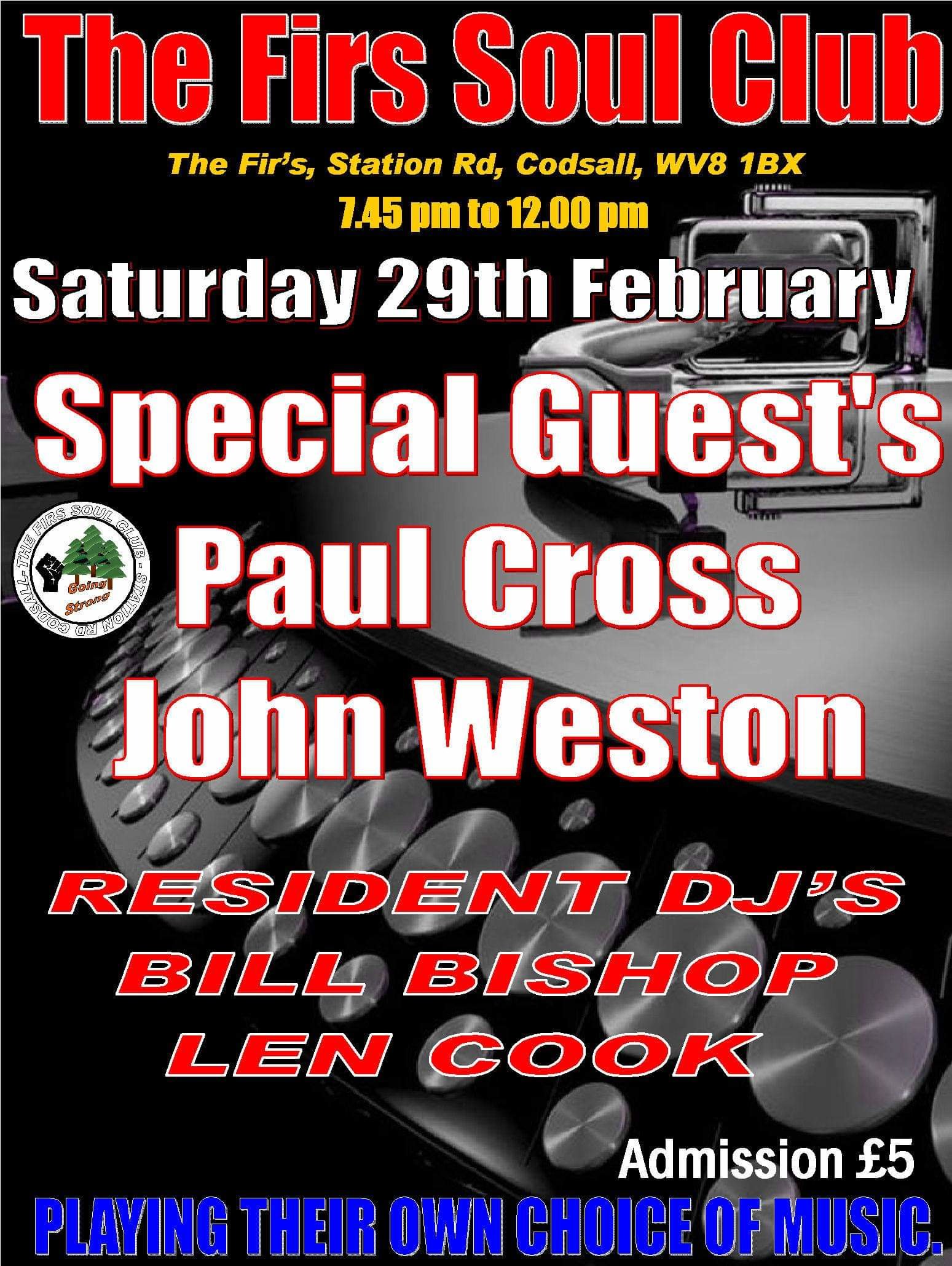 The Firs Soul Club  Codsall