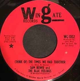 soul Think Of The Times We Had Together SB