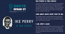 New 45 - Ike Perry & The Lyrics - North Broad St Records image