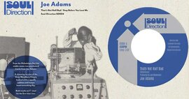 New Soul Direction 45 - Joe Adams - Thats Not Half Bad / Stop Before You Lose Me image