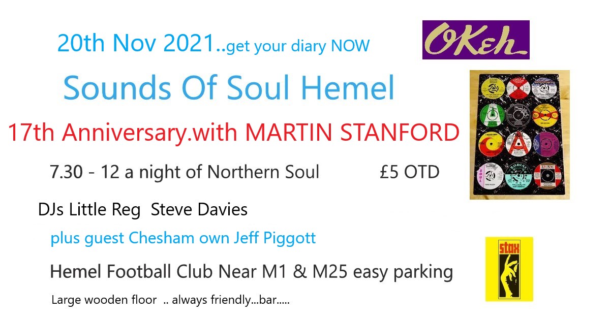 Hemel Sounds Of Soul  Sos  17th Anniv
