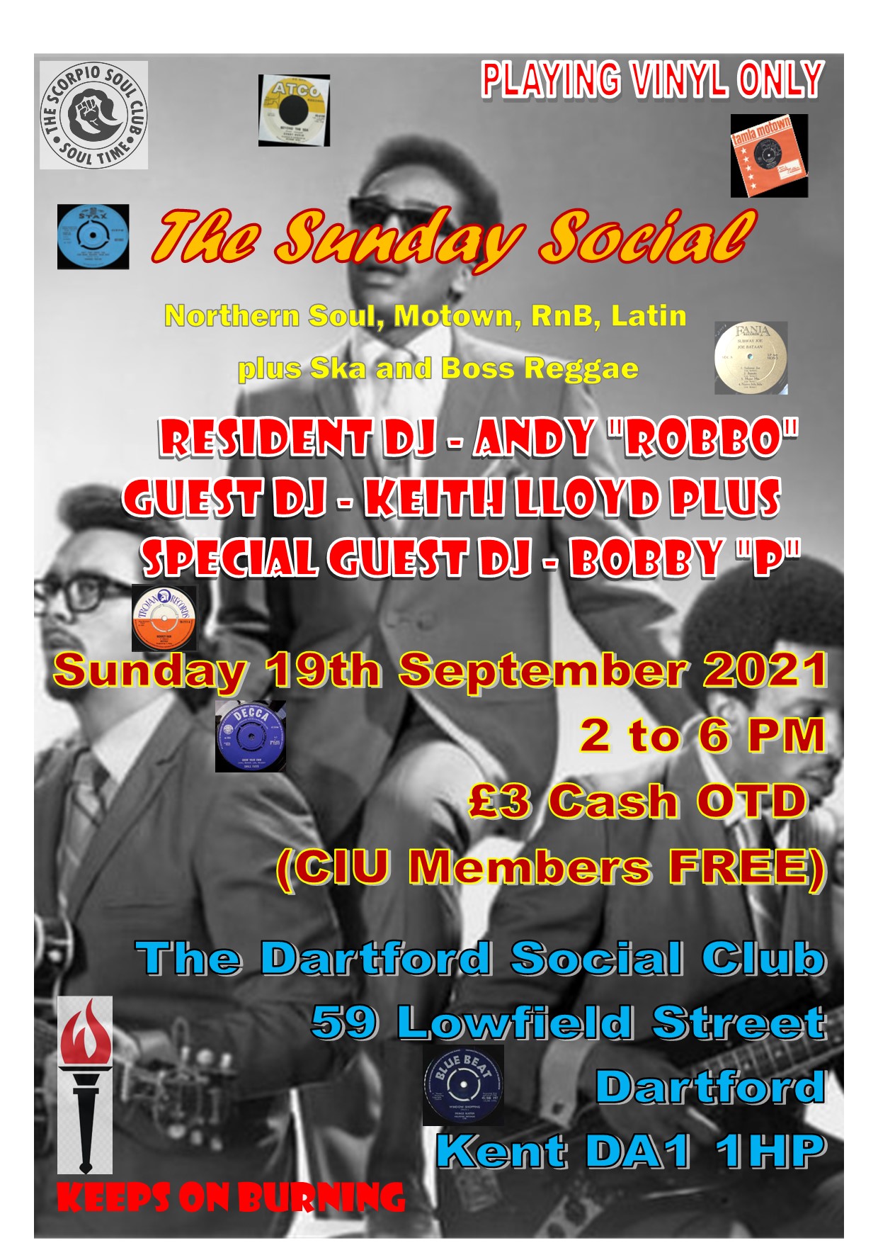 The Scorpio Soul Club Presents  The Sunday Social