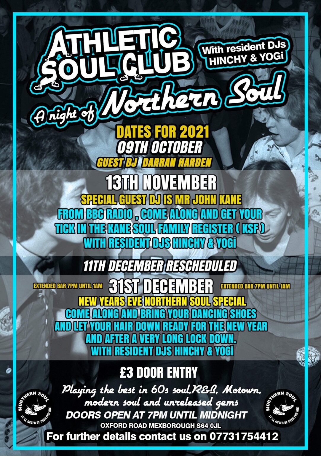 New Years Eve Northern Soul Night