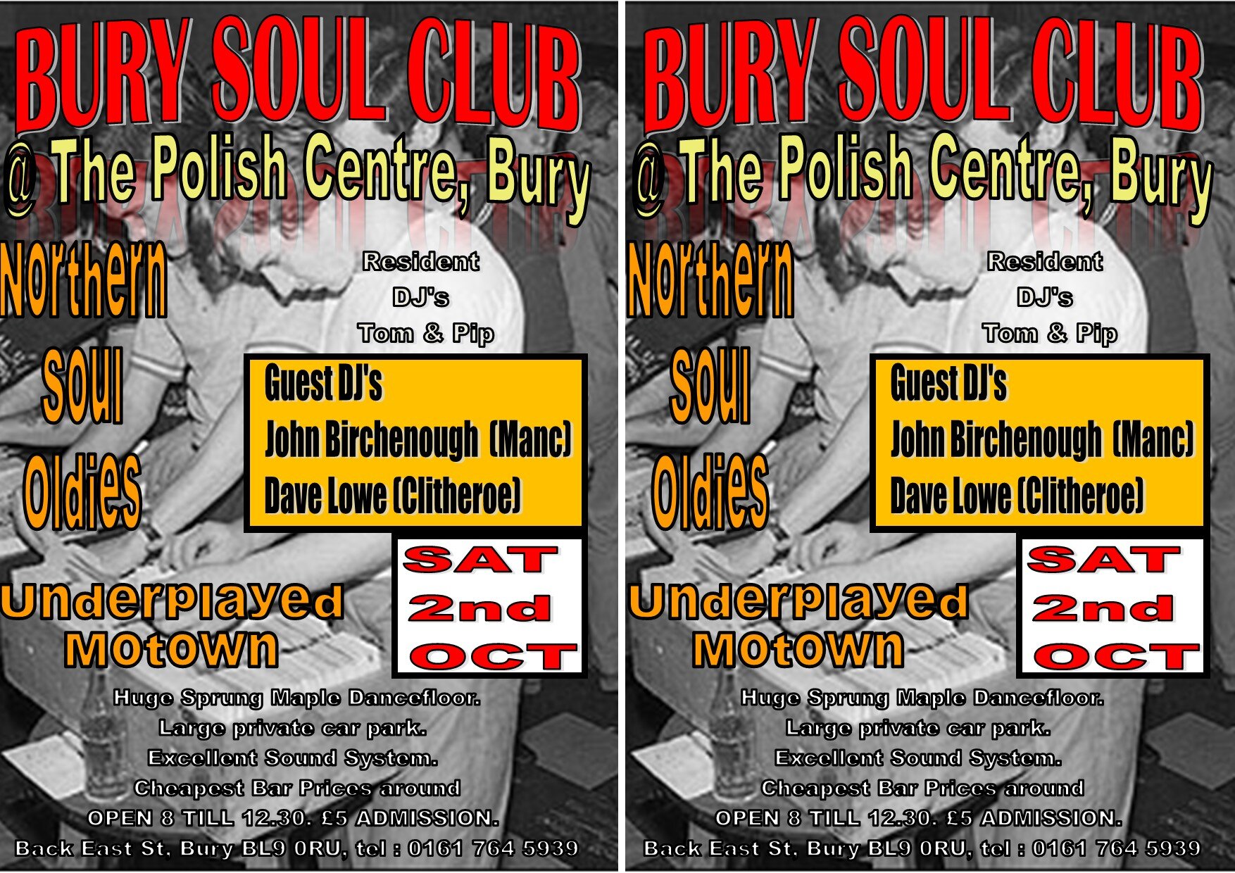 Bury Soul Club  The Polish Centre Bury