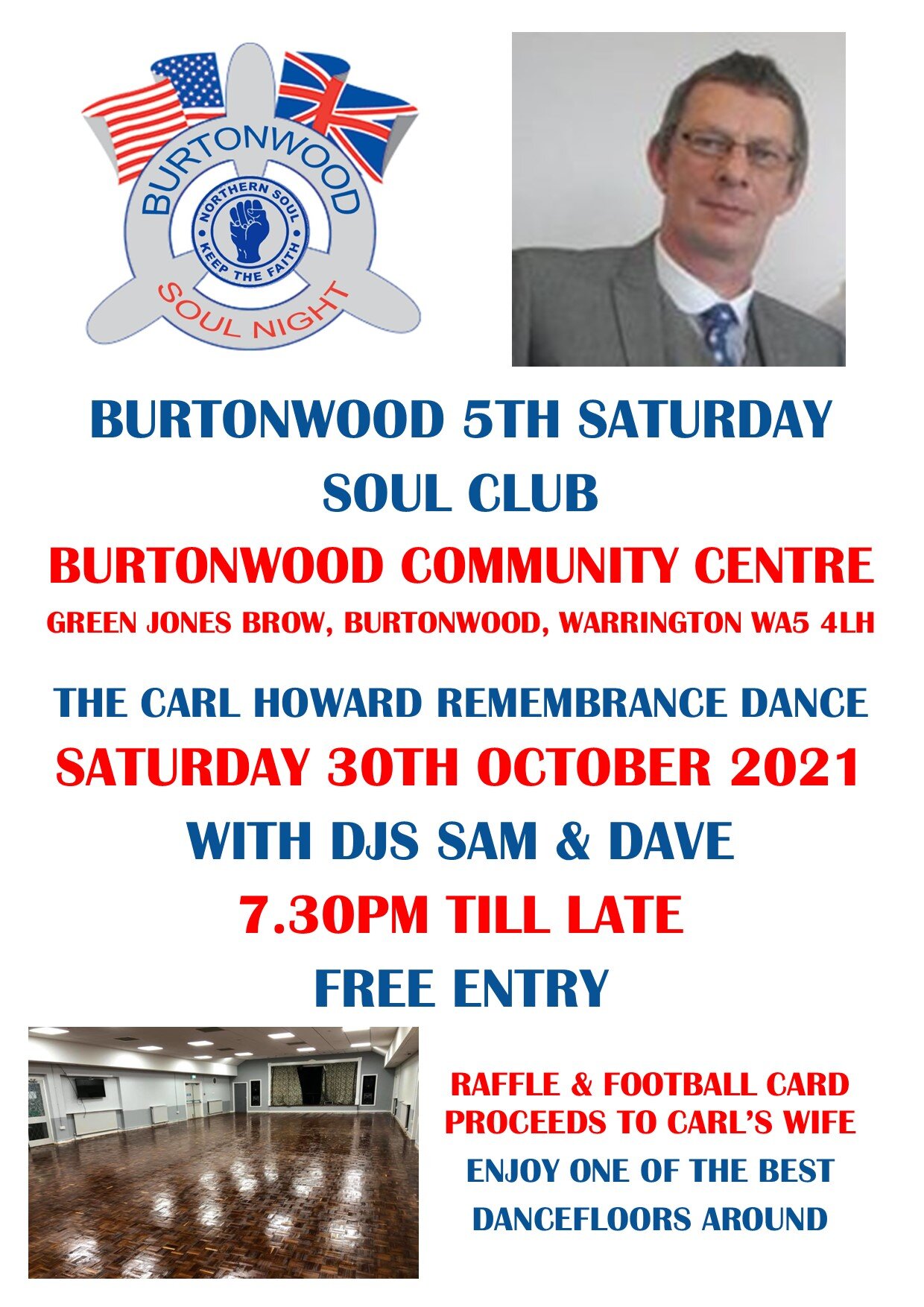 Burtonwood 5th Sat Soul Carl Howard Remembrance