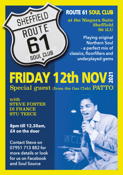 Route 61 Soul Club Sheffield