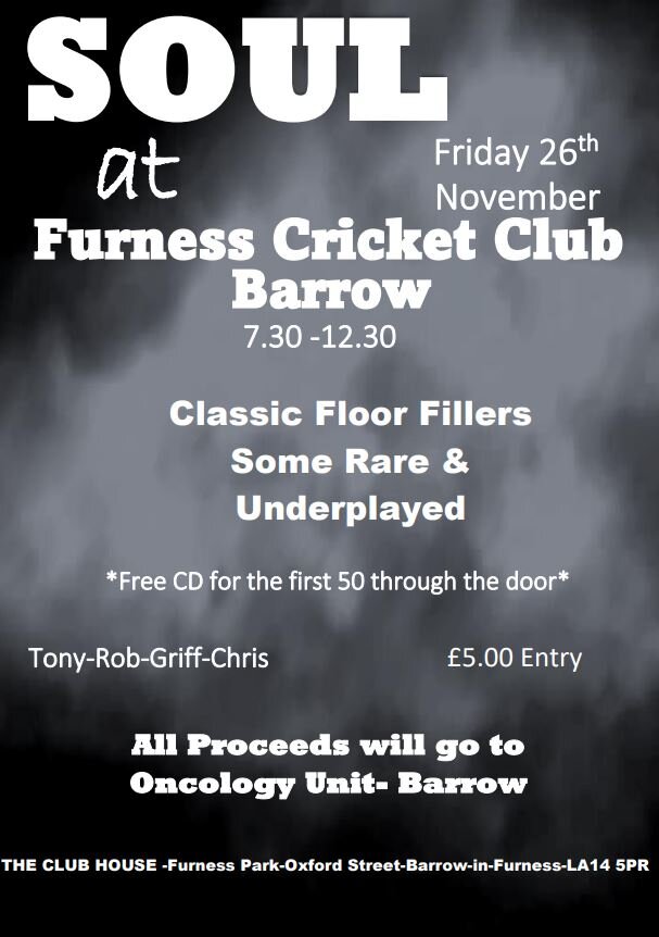 Soul At Furness Cricket Club  Barrow