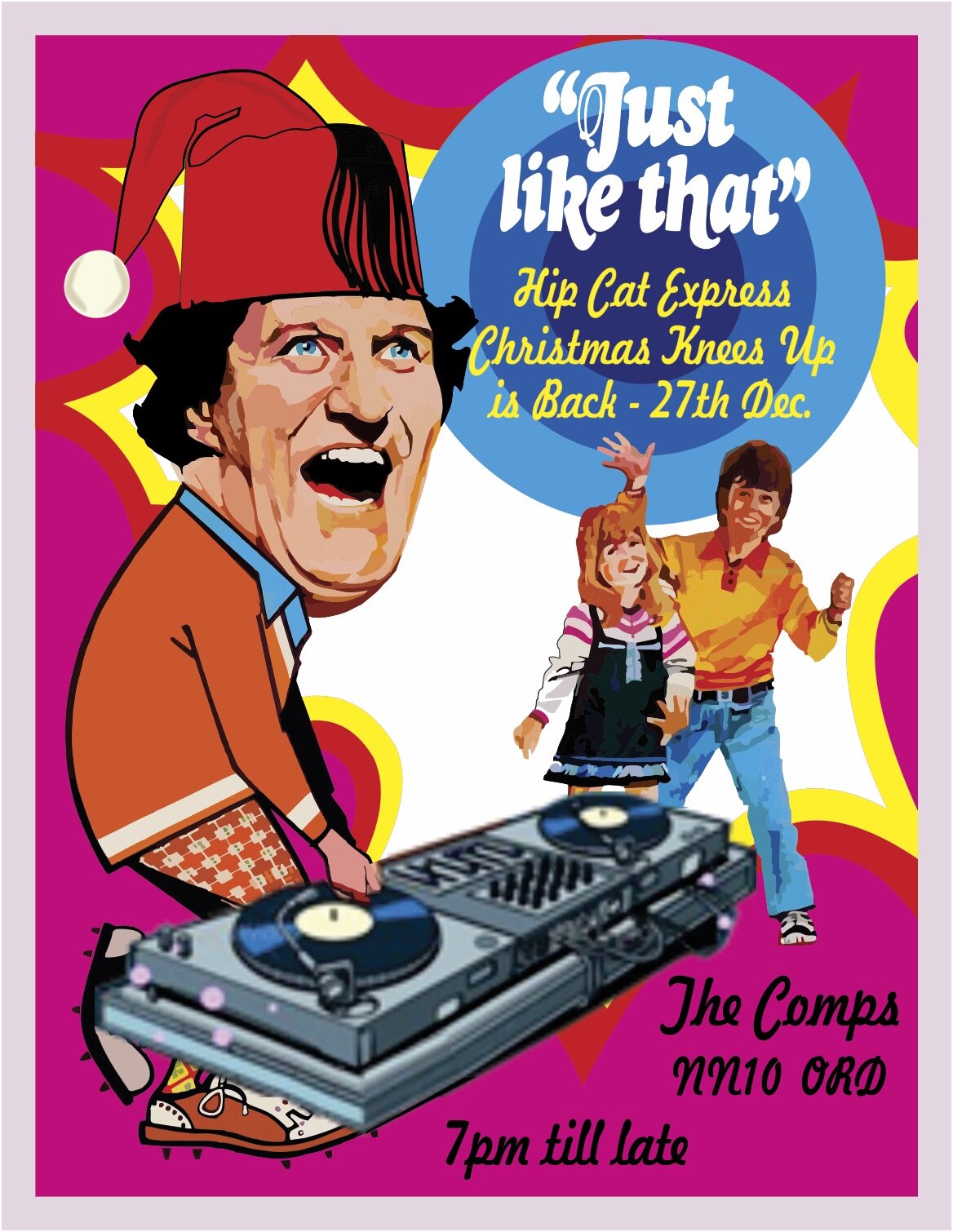 Just Like That  Hip Cat Express Christmas Knees Up