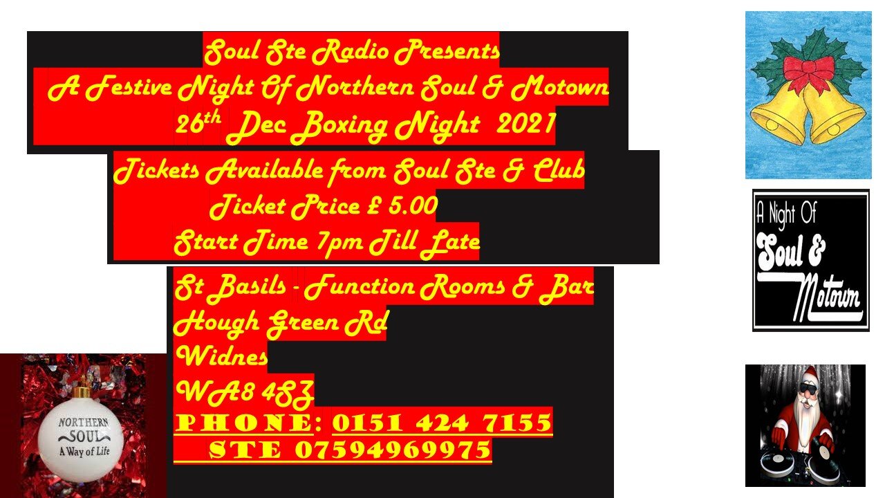 Soul Ste Radio Boxing Night  Pay On The Door  Event Now