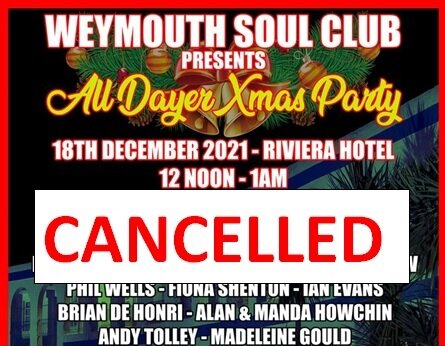 Weymouth Soul Club Xmas Alldayer