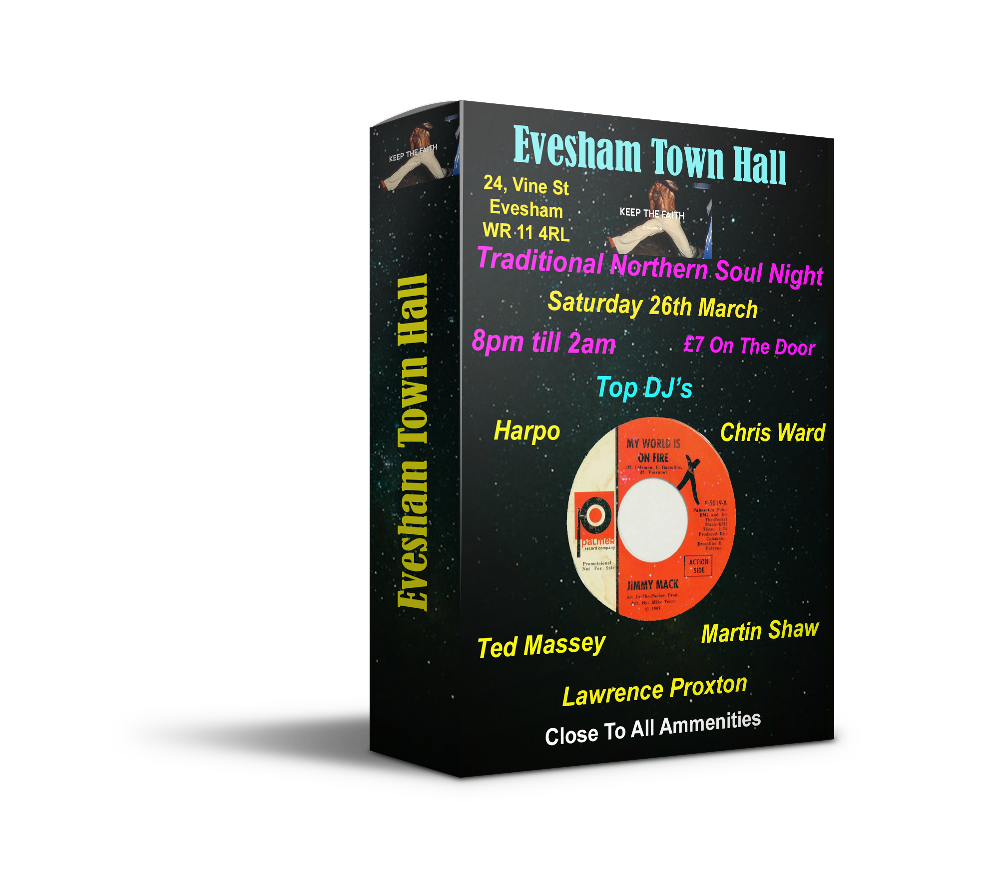 Evesham Town Hall Traditional Northern Soul Night