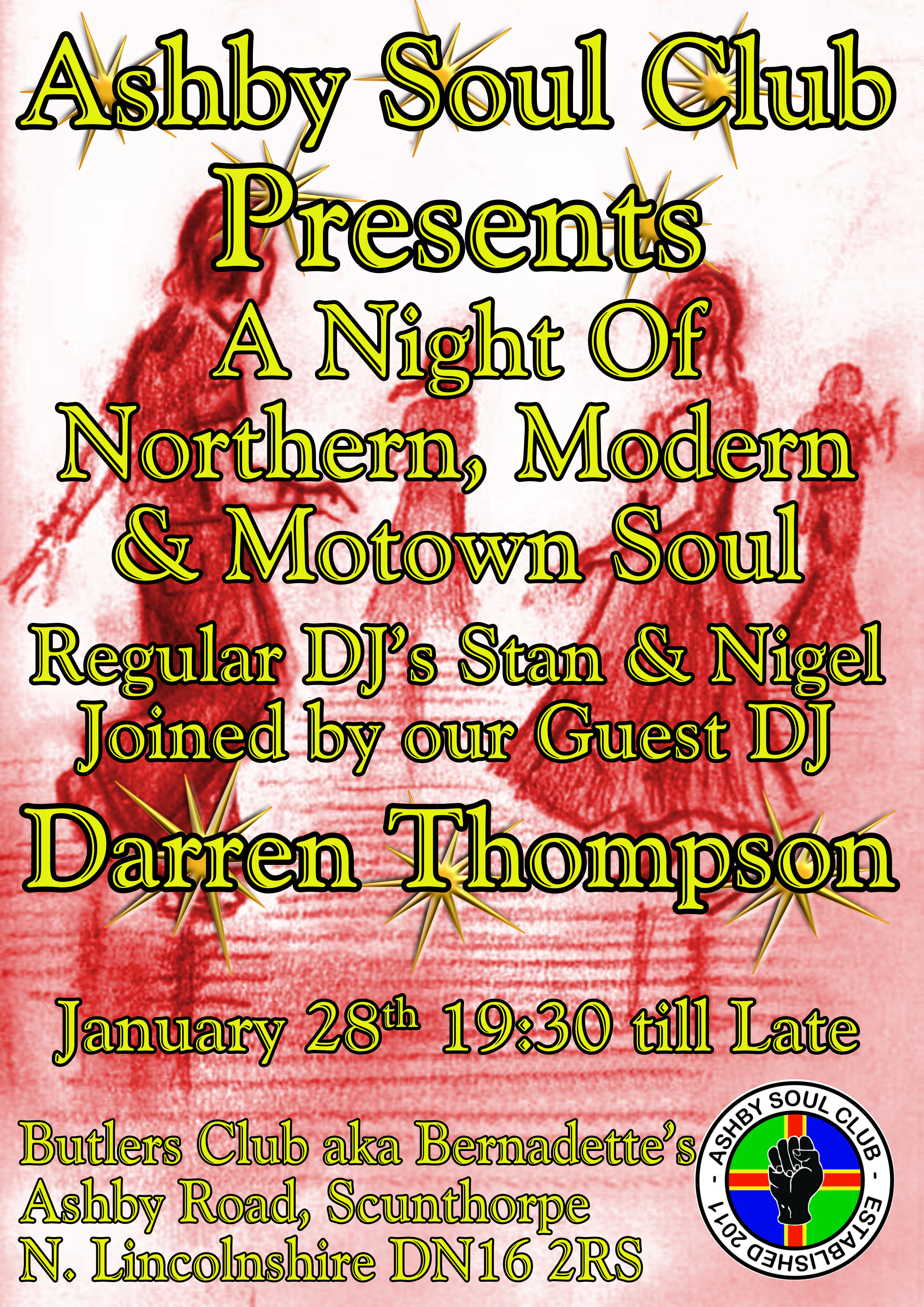 Scunthorpe Northern Motown And Modern Soul Night