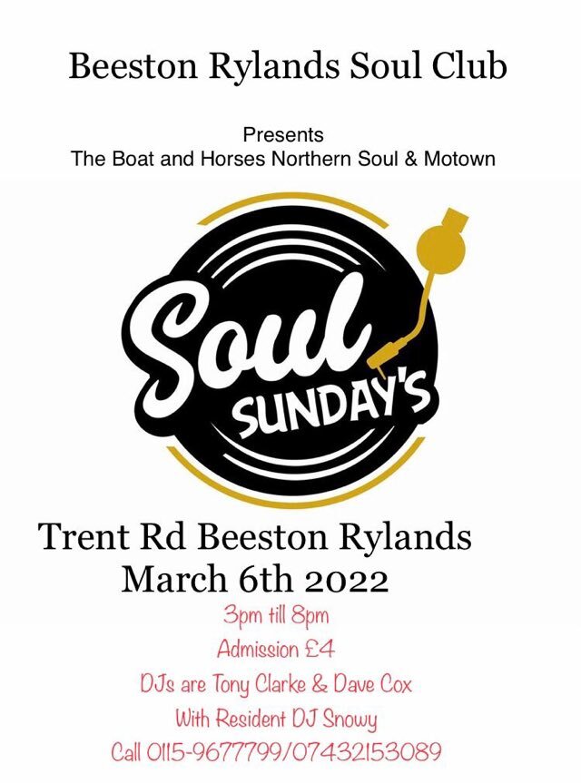 Sunday Northern Soul  Motown Session