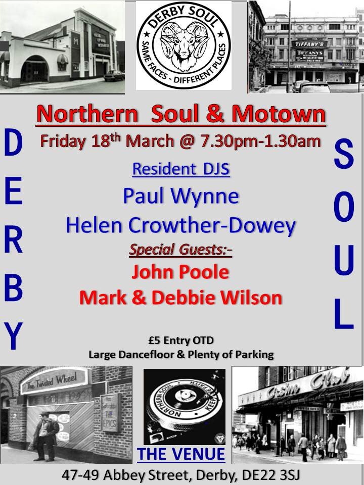 Derby Soul  Guests  The Venue